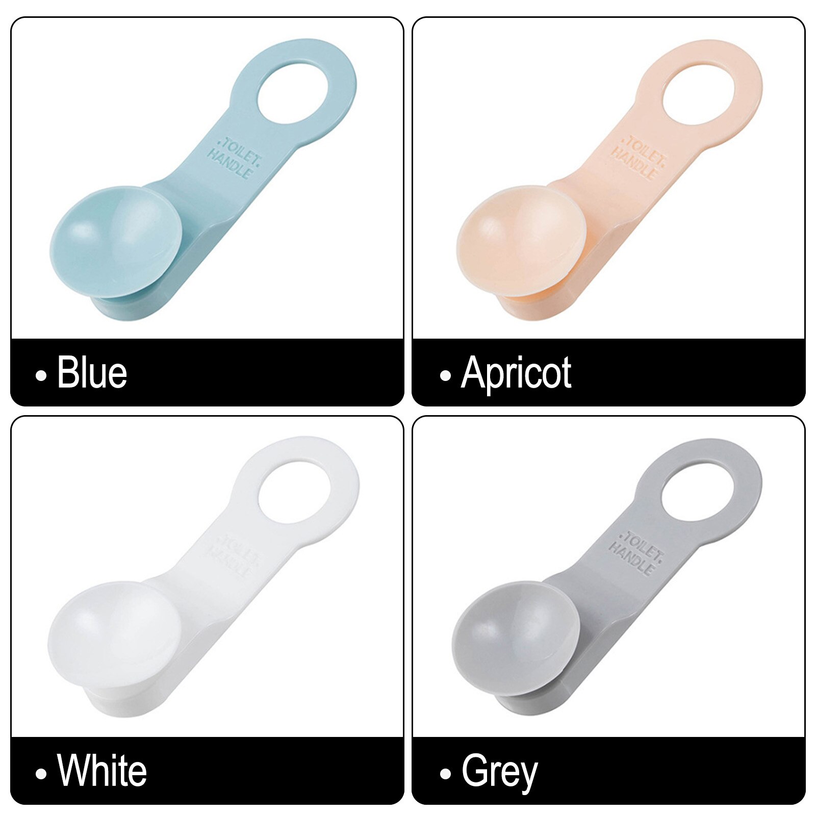 Portable Nordic Toilet Seat Lifter Toilet Lifting Device Avoid Touching Toilet Lid Handle WC Accessories 2Pcs