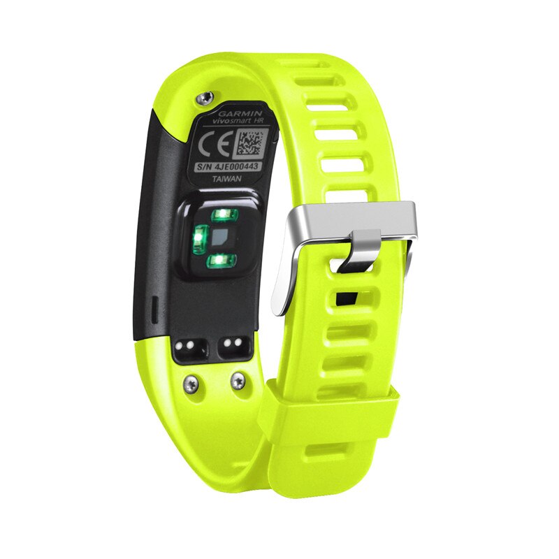 Soft Silicone Wrist Strap for Garmin Vivosmart HR Replacement Sports Wristband Bracelet for Garmin Vivosmart HR: Green