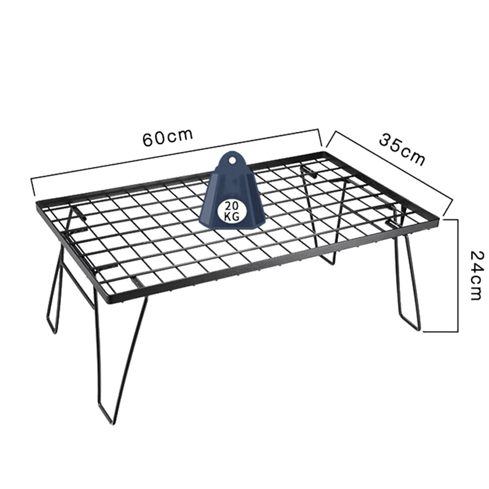 Ultralight Portable Folding Mesh Table Outdoor Dining BBQ Grill Desk Storage Bag Camping Picnic Garden Barbecue Net Table: Table