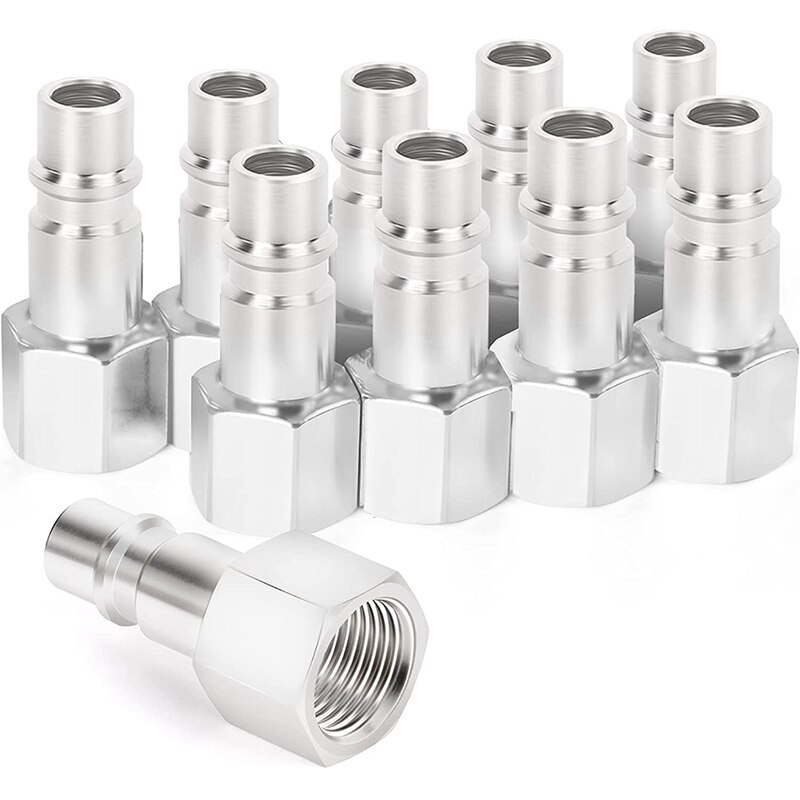Quick Connect Connector Slangverbinding Pneumatische Fittings Quick Push In Aansluiting 1/8'1/4'3/8'1/2'M5 Female Thread-4 6 8 10 12 mm Air Tube Straight Connection (Color : PCF6mm x04