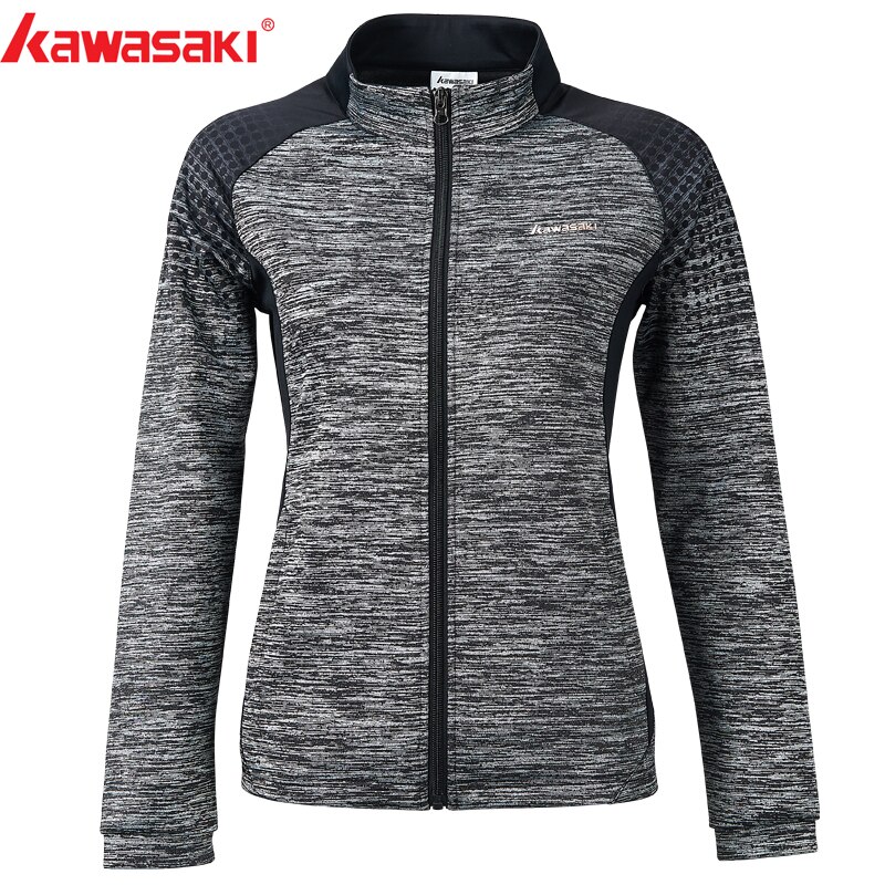 Kawasaki Autumn Sports Jackets Breathable Comfort Fitness Badminton Tennis Jackets Couple Models With Zipper JK-S2803