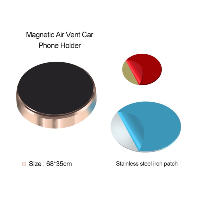 Car Phone Holder Magnetic Universal Magnet Phone Mount for iPhone X Xs Max Samsung in Car Mobile Cell Phone Holder Stand sticker