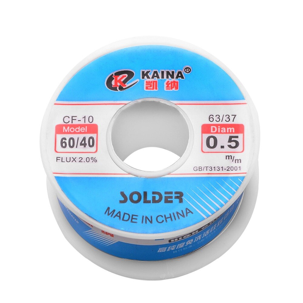 Solder Sn 60/Pb 40 Rosin Core Tin Lead Solder Wire Soldering Welding Flux 2.0% Iron Wire Reel Mayitr Solder Wire 0.5mm 100g