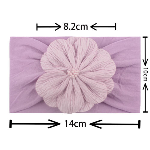 Barn flicka baby pannband småbarn spets rosett blomma hår band tillbehör huvudbonader