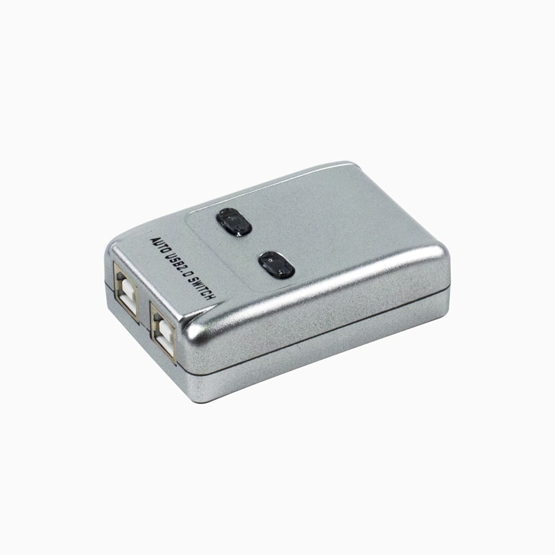 2 Ports Auto USB Switch 2 Input 1 Output Printer Sharer Two Computers Share One USB Device usb2.0 Converter