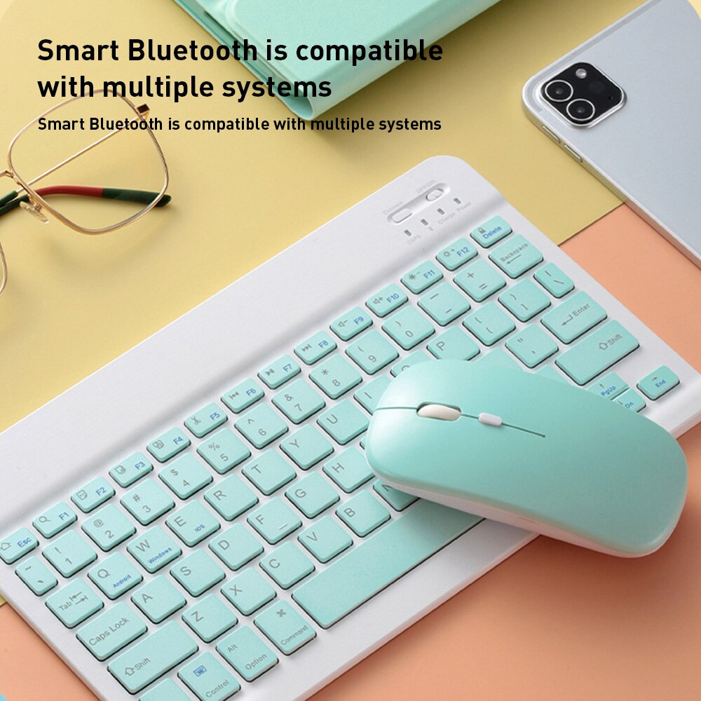 Tablet Bluetooth Keyboard for Ipad Air 3 4 7 8th Generatie Pro 11 12.9 Bluetooth Toetsenbord for Xiaomi Samsung Android windows
