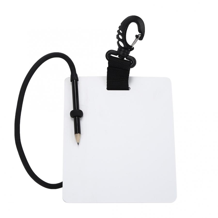 Practical Waterproof Wet Notes Notepad Underwater Notebook Writting Slate Handwriting Plate with Replaceable Pencil diving scuba