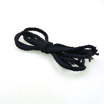 Corde en fibre de polyester, haute résistance, 4mm, 30 couleurs, pour bricolage, fait à la main, accessoires pour la maison, projets artisanaux,: black 001
