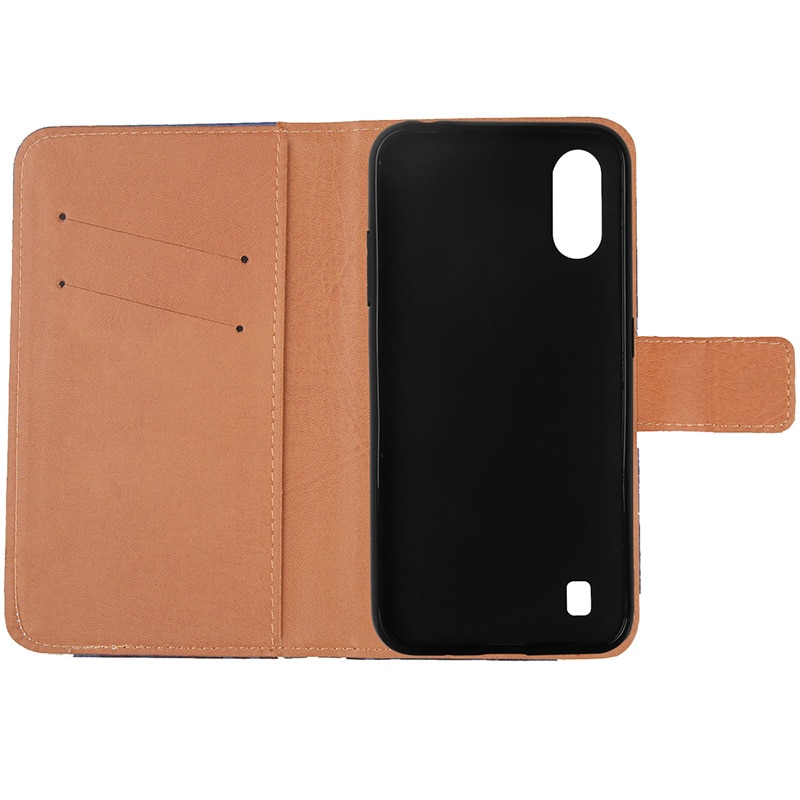 Flip case for Samsung Galaxy A01 5.7 inch Luxury Leather Wallet Phone Case For Samsung Galaxy A01 Holster Funda