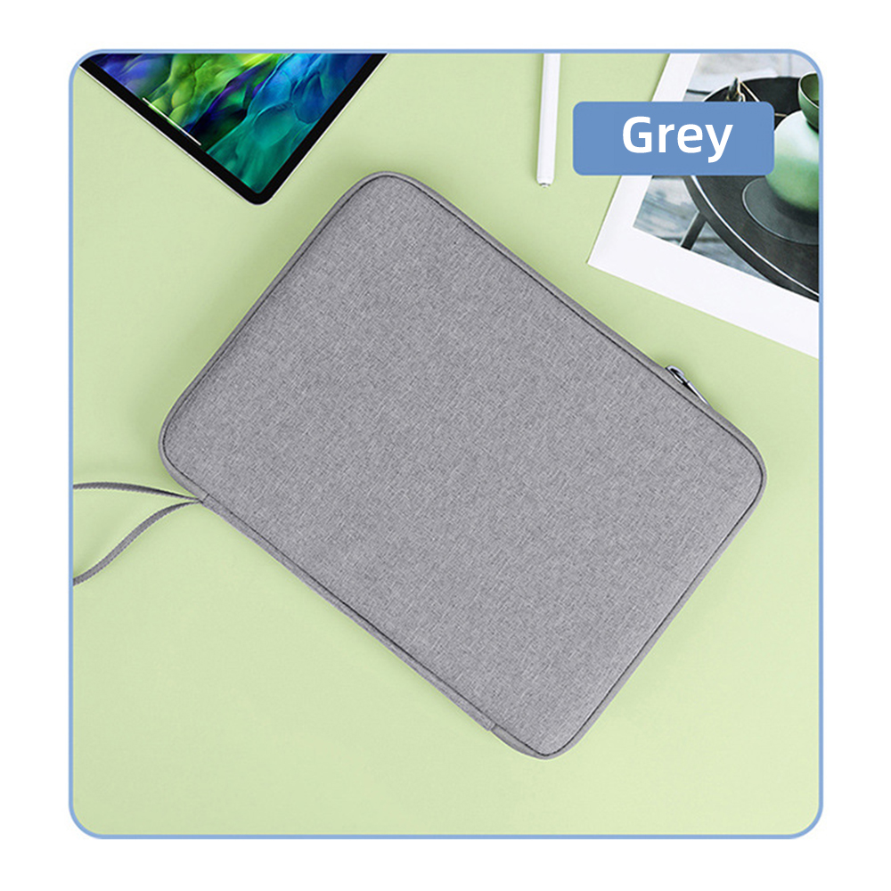 Funda de bolso para tableta de 9-13 pulgadas para 2024 iPad Air 11/13 Pro 11/13 funda de transporte bolsa de viaje protectora: 12,4 / Gris