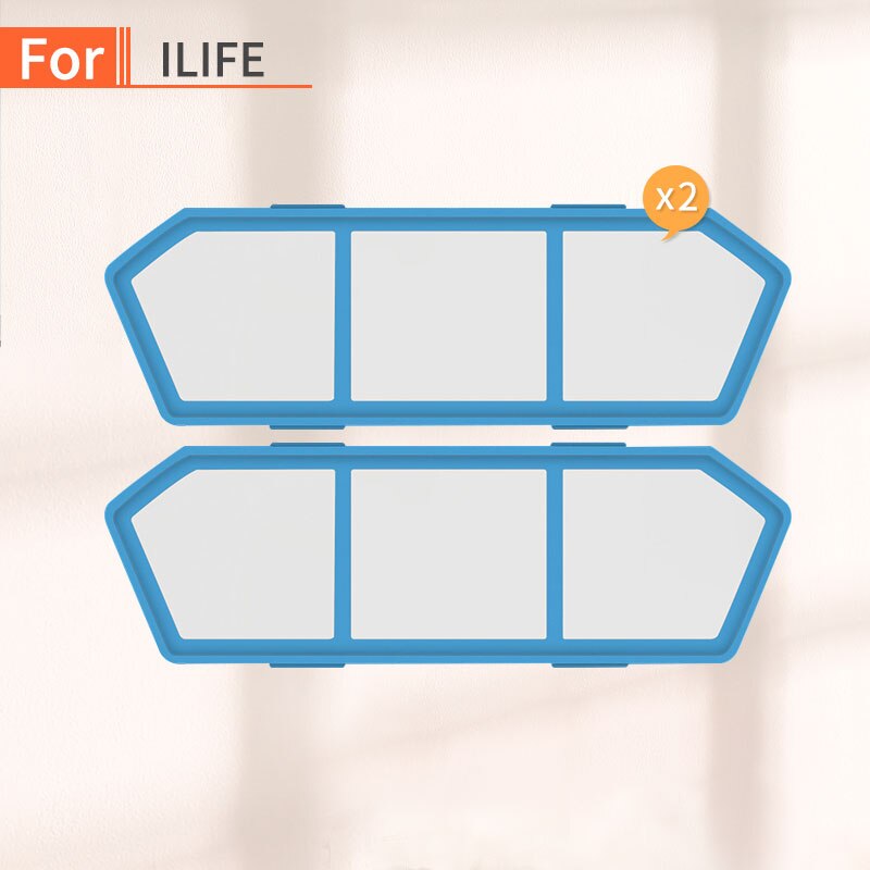 Robot Vacuum Cleaner Hepa Filter Side Brush Mop Cloth Set Spare Parts for Chuwi ilife A6 A4 A4s Accessories: 07