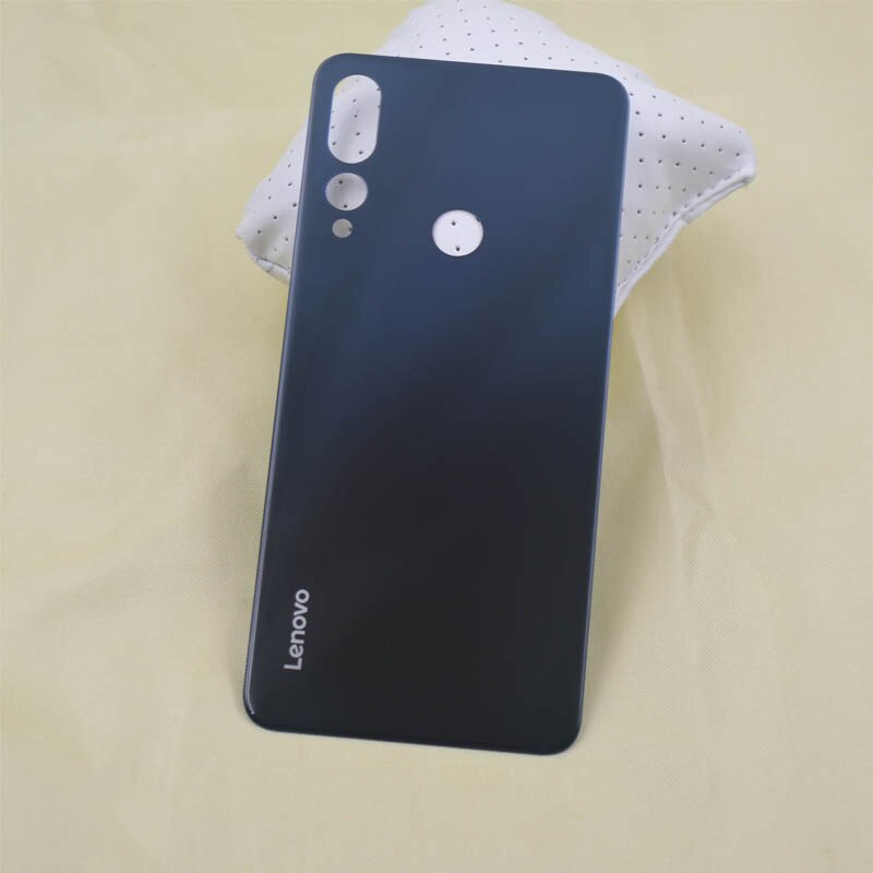 Voor Lenovo Z5s Terug Batterij Cover Achterdeur Behuizing Case Panel Vervanging Originele 6.3 &quot;Lenovo Z5s Batterij Cover Met lens: Black No Lens