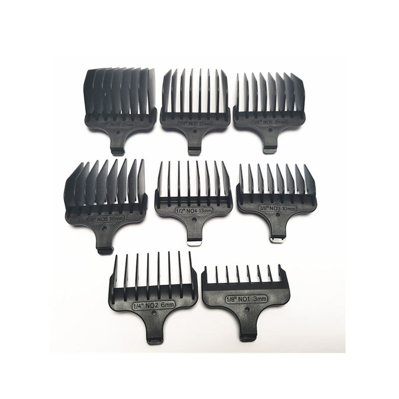 8X Clipper Comb #1- #8,1/8"-1",3-25mm Replace For Wahl T-Blade 9837 9854L 9860 9860L 9864 9867L 9867-100 9869 9870L 9876 9880L
