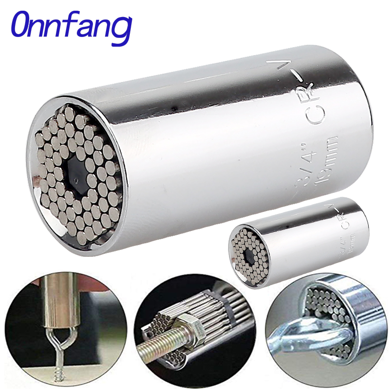 7-19mm Universal Torque Wrench Magic Socket Spanner Key Sleeve Multi Power Drill Ratchet Spanner Key Nut Tools