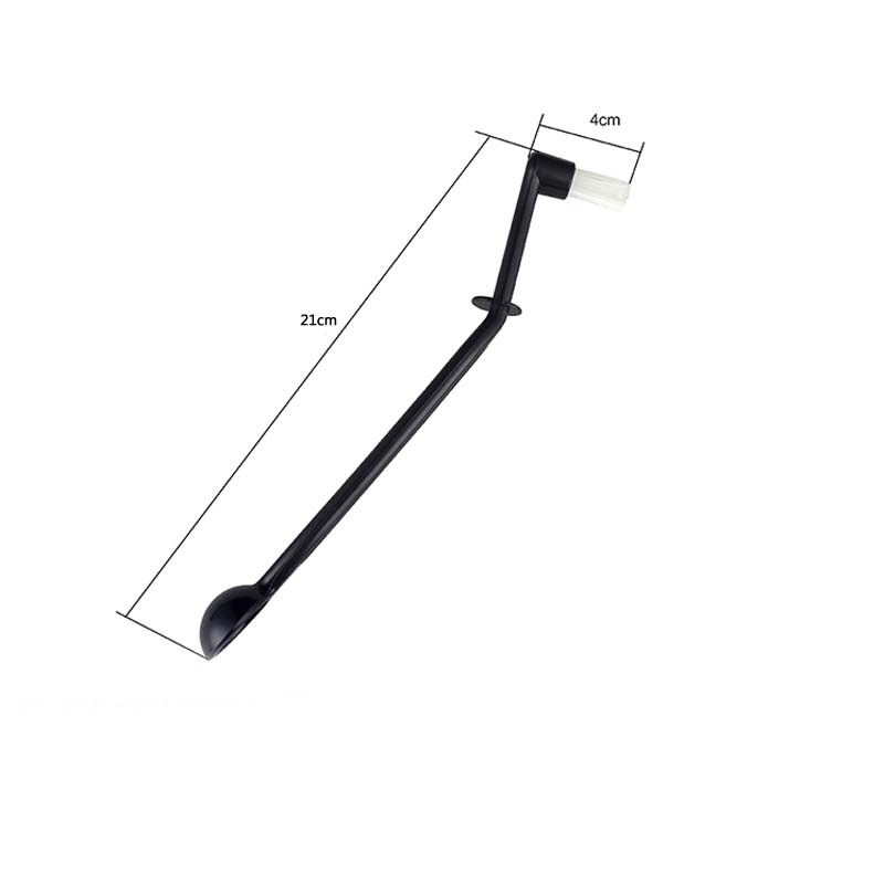 Wood Handle &amp; Natural Bristles Coffee Machine Brush Machine Group Head Cleaning Kitchen Tools Coffee Grinder Brushes: Spoon Brush