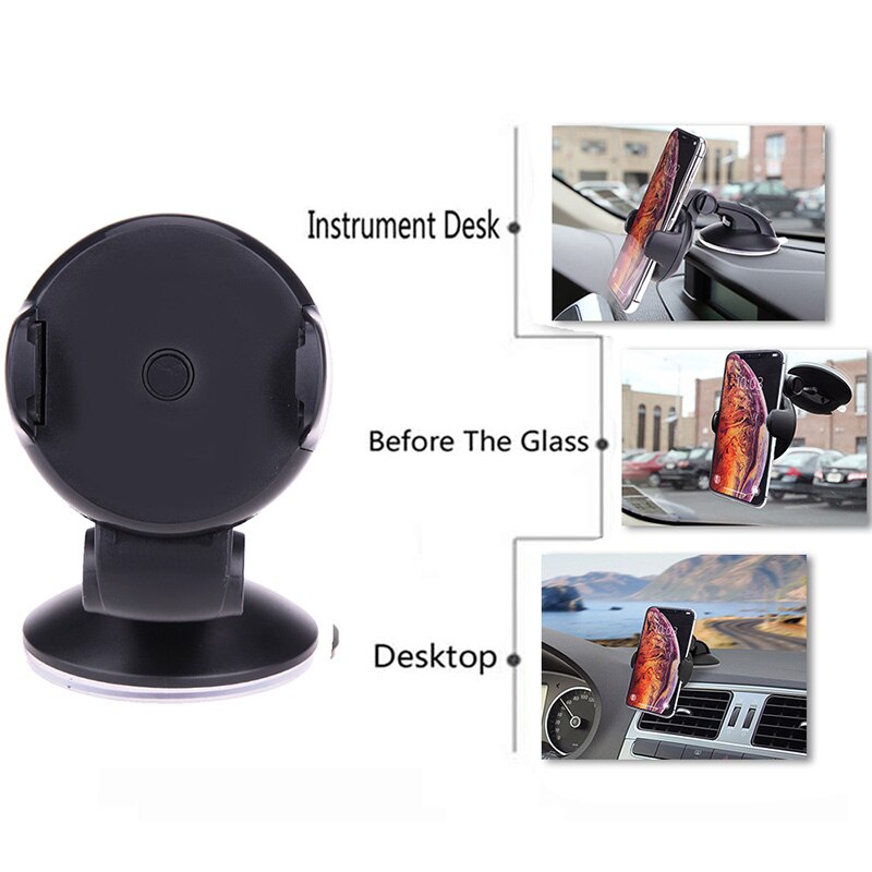 Universal Dashboard Car Phone Mount for Iphone Xiaomi Huawei Adjustable Cell Phone Holder with Strong Sticky Gel Pad for Car