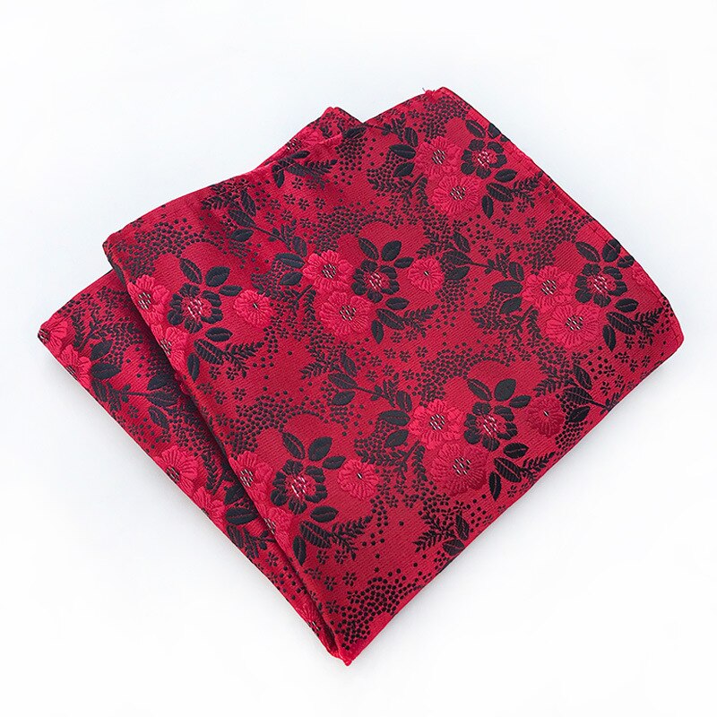 Plum Flower Suit Pocket Handkerchief Chest Silk Napkin Towel Pocket Square