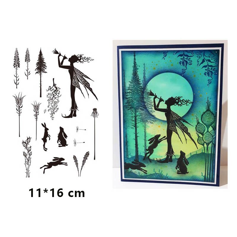 Fairy Moon Dandelion Clear Stamps Seal for DIY Scr... – Vicedeal
