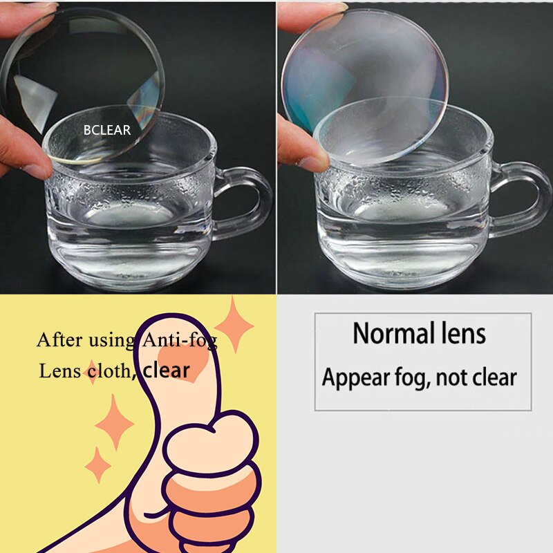 BCLEAR Neue 15x15cm Brillen Anti-fog Tuch Nylon Wildleder Tuch Stoff Gläser Reiniger für Brillen Linsen kamera Telefon Bildschirm