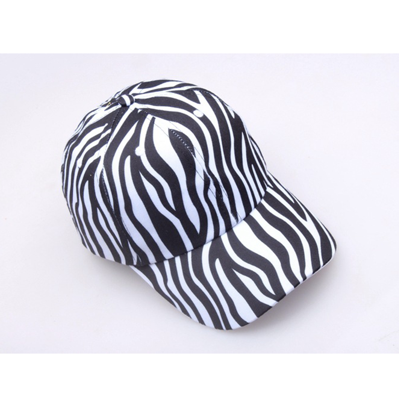 Baseballkappen mit zebramuster für damen und herren, stylische koreanische snapback-Kappen, verstellbare, lässige draussen-Kappen, Vati-Kappen, Tennis- und Sport-sonnenhüte