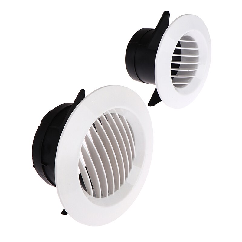 Air Outlets 1 Piece Adjustable Vent Hood Round Duct Ceiling Wall Holes Ventilation Grille Shutters Kitchen Bathroom Air Outlets