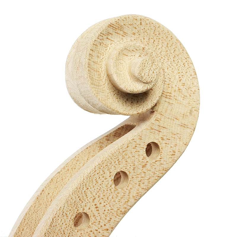 DIY Violin 4/4 Natural Violin 4/4 Spruce Top Maple Back Fiddle Solid Wood Kit Musical Instruments with Fiddle For Violin Lover
