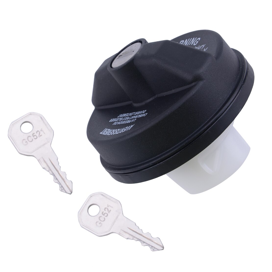 Locking Fuel Tank Filler Gas Cap w/2 Key Car 05278655AB Fit for Chrysler Jeep Dodge 2001 2002 2003 2004 2005 2006 2007