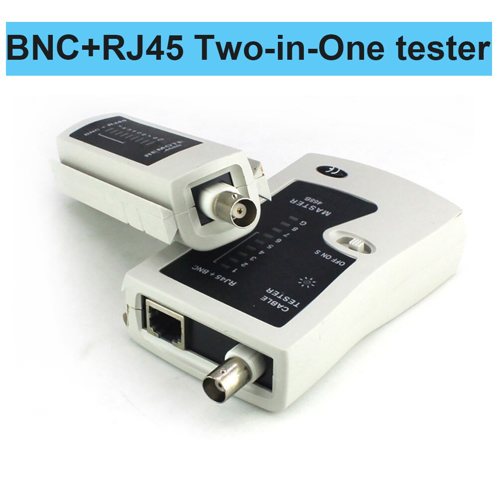 Oullx Bnc Coaxiale RJ45 Kabel Lan Tester Netwerk Tester Cat5 Kat 6 Cat7 Utp Networking Tool Netwerk Reparatie