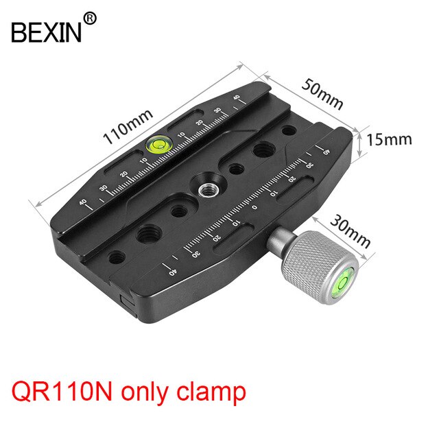 QR70N Camera Clamp Quick Release Clamp Tripod Mount Adapter Profession Dslr Stand Portable Clamp For Arca Swiss Point Camera: QR110N