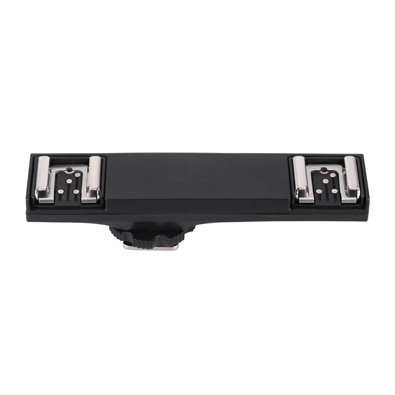 Dual Heißer Schuh Blitz Speedlite Licht Halterung Splitter für Nikon D750 D7200 D7100 D7000 D800 D810 D600 DSLR Kamera Camcorder