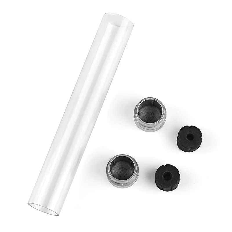 Plastic Cylinder Pen Box Transparent Acrylic Pen Storage Boxs Learning Stationery School Office Supplies