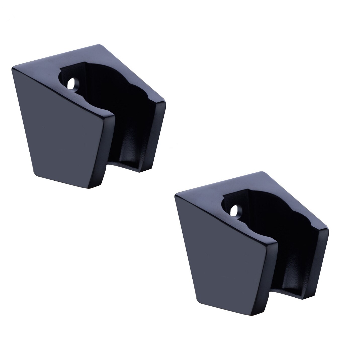 Matte Black ABS Adjustable Handheld Shower Holder Bracket Wall Mount: Model B