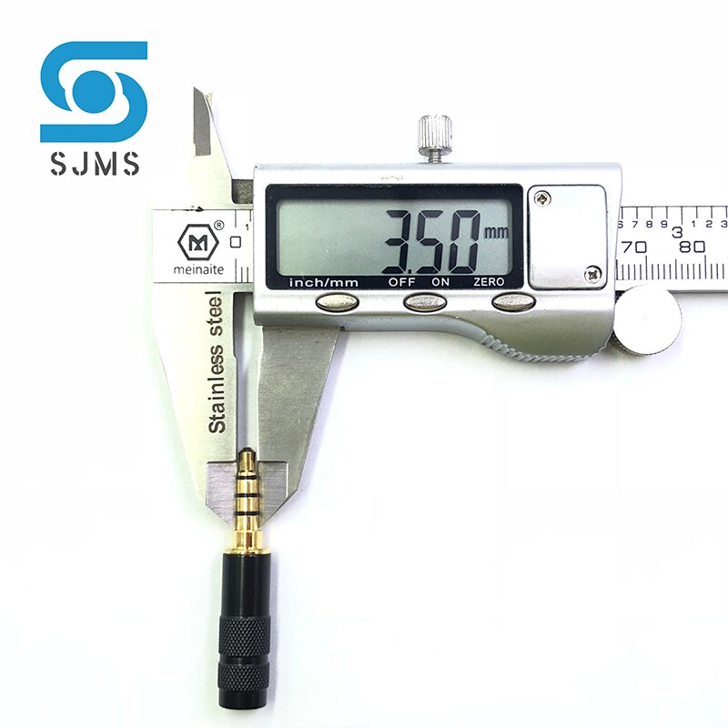 Vergulde Stereo Met Clip 3.5 Mm 3-polige 4-polige Reparatie Hoofdtelefoon Jack Plug Kabel Audio Plug Jack Connector Solderen Diy 6Mm