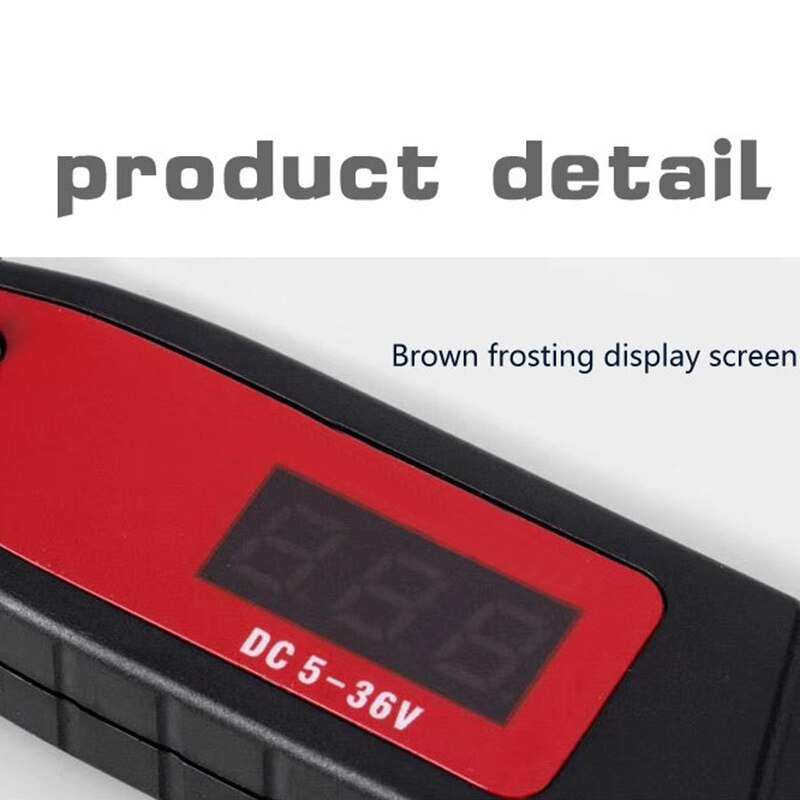 Universal Automotive Digital Voltage Lamp Tester Car Circuit Voltage Tracker