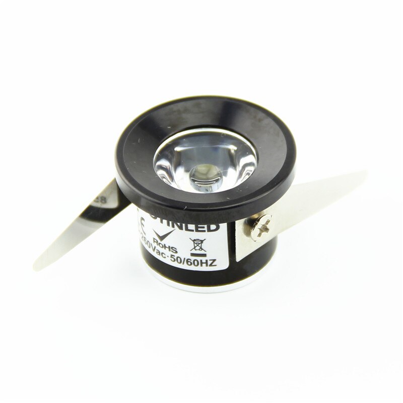 1w led spotlight skap led mini liten spot tak downlight