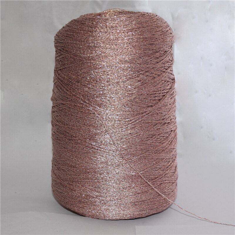 500g hæklet garn til hækling håndstrikketråd metalliseret garn nål gør-det-selv håndlavet tilbehør vævet hattetaske