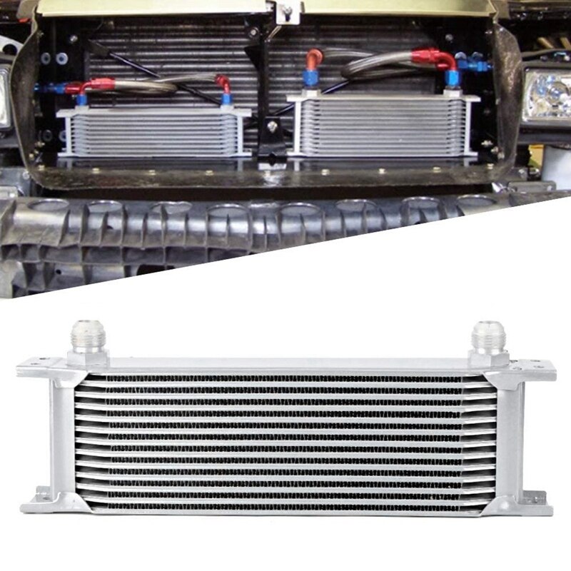 Aluminium radiator 13 rækker britisk type bilmotor oliekøler køling udskiftning af radiator universal køler