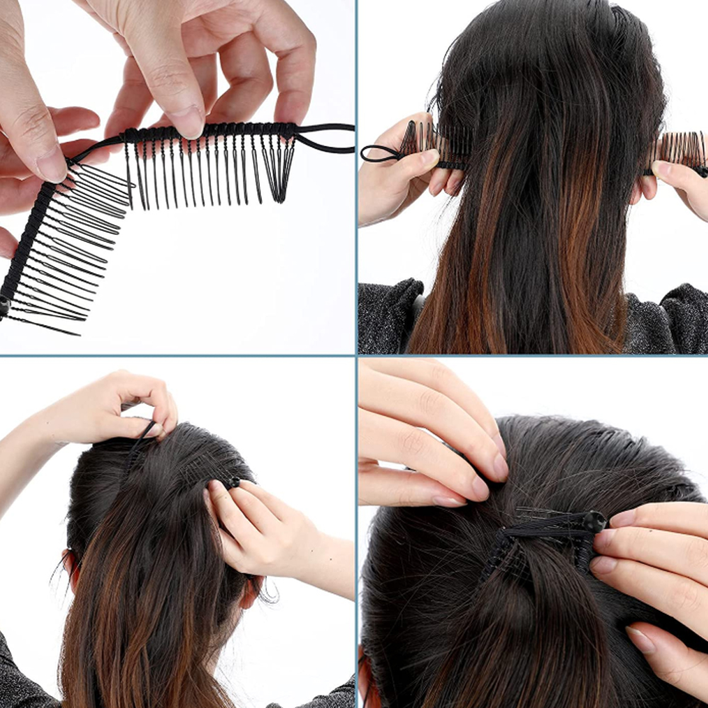 20/30 Zahn Banane Haarspange für dickes lockiges schweres Haar Kämme Vintage Bar Verschluss Haarnadeln Modellierungswerkzeuge Haarschmuck