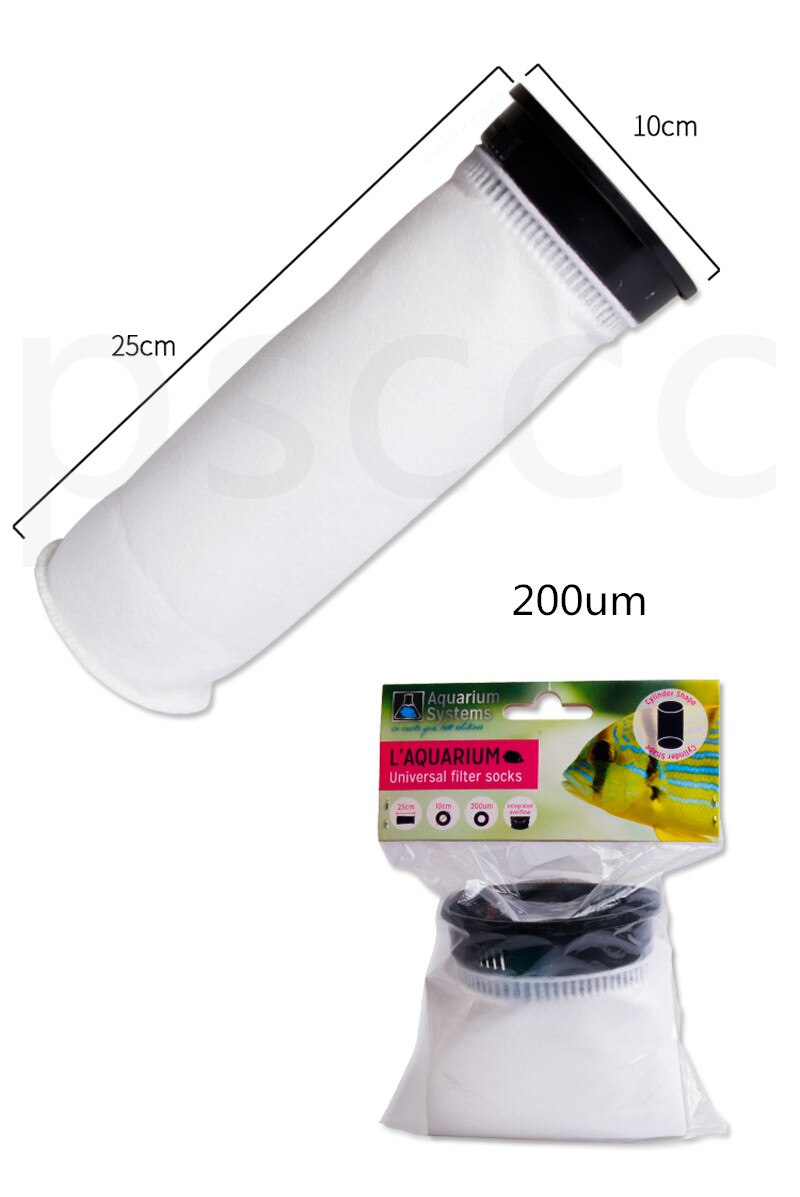 Aquarium systems Filter Sump Sock Micron Bag Nylon Mesh for Fish Tank Marine Aquarium: 200mu