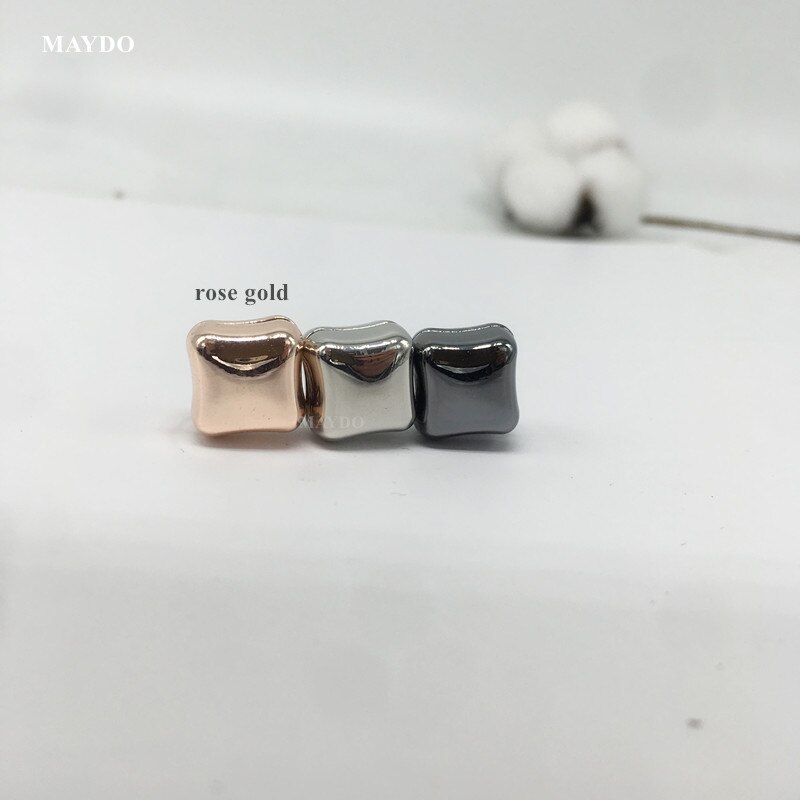 XT176 Veilig Hijab Broche Sterke Metalen Plating Magnetische Hijab Clip Luxe Accessoire Geen Gat Pins Broches Magneet Voor Moslim Sjaal: mixed 3pcs rose gold