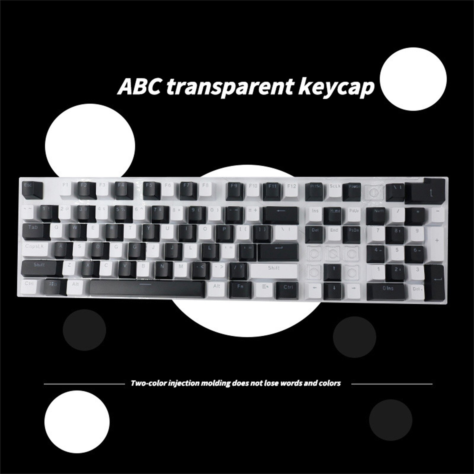 104keys Abs Keycap Set Backlit Type Keycaps For Mechanical Keyboard Teclado Mecanico De Tecla Cerrada Exquisitely Plate