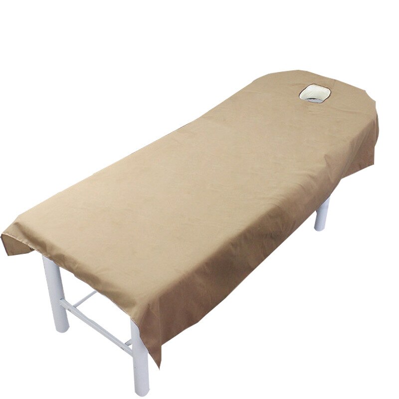 Super Zacht Geborsteld Beauty Laken Bed Vlakte Laken Massage Laken 1 Stuks Thuis Textiel eindproduct: camel