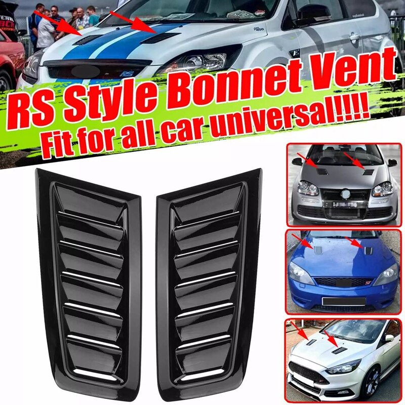 Capó de motor delantero de coche, salida de aire Universal para Ford Focus MK2 ST, y Mustang