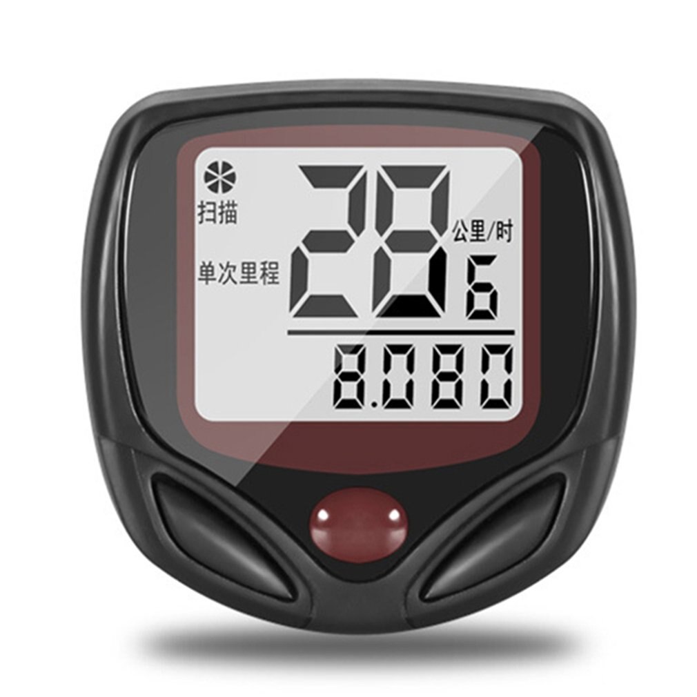 Wireless Cycling Cycle Bicycle Bike Computer With Heart Rate Monitor Speedometer Odometer and Calorie Counter