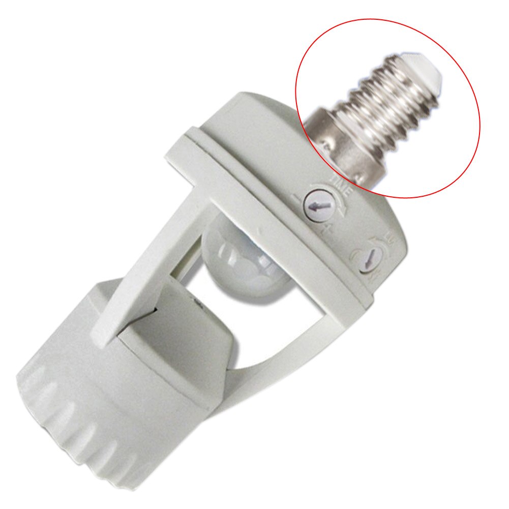 Screw Light Bulb Holder LED PIR Infrared Motion Sensor Lamp Switch Adapter E27 E14 B22 Screw PIR Infrared Motion Sensor Bulb