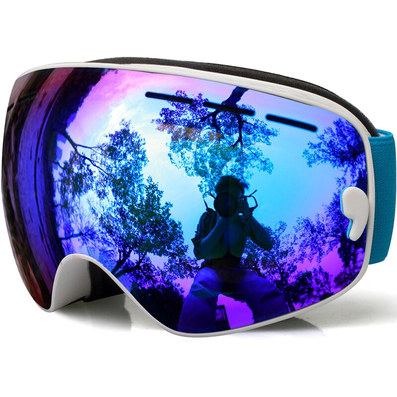 Óculos de esqui para crianças, óculos para meninos e meninas, proteção uv/neve, multi cores/duplo, anti-neblina, snowboard, ski