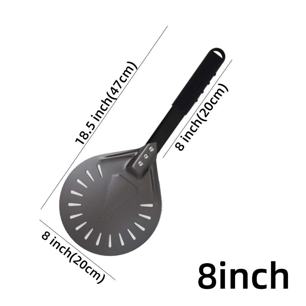 7 8 9 10 Inch Long Pizza Peel AdjustableTurning Shovel Spatula Baking Tool Kitchen Utensils Nonstick Big Pizza Turner for Oven: MULTI