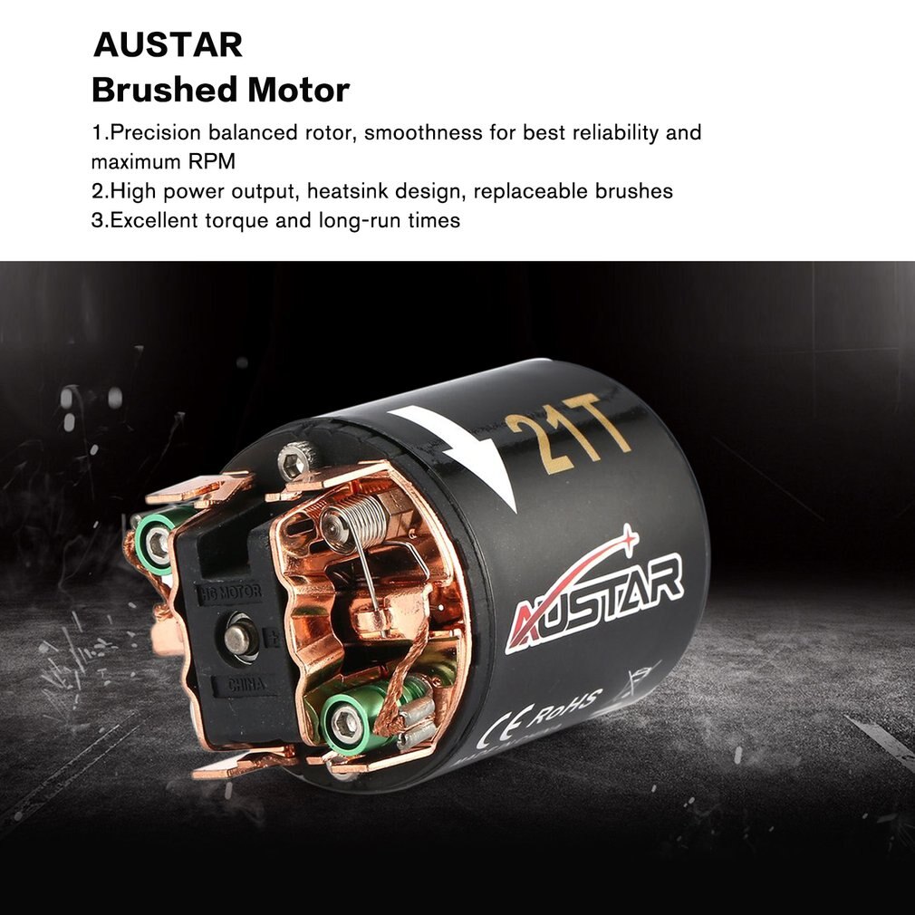 AUSTAR AX 540 21T 3,17mm Gebürstet Motor für 1/10 Auf-road Drift Touring RC Fernbedienung Auto modell Ersatzteile Zubehör