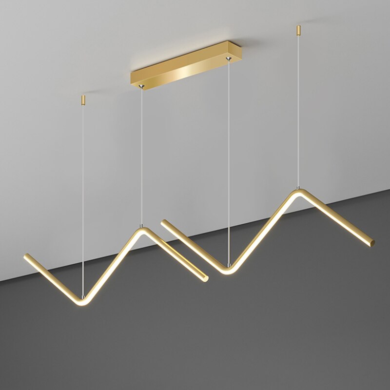 Nordisk minimalistisk lysekrone hjemmeindretning moderneartisk stue restaurantophæng lysarmaturer