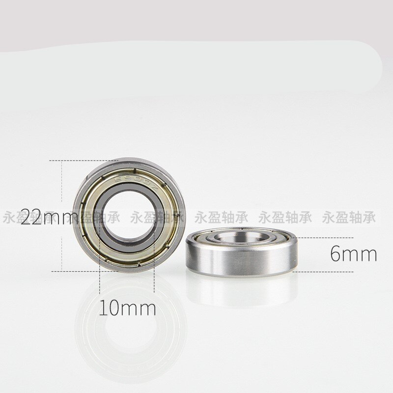 5Pcs 6900ZZ / RS 10 * 22 * 6 precision hardware electromechanical thin wall bearing 6900 bearing